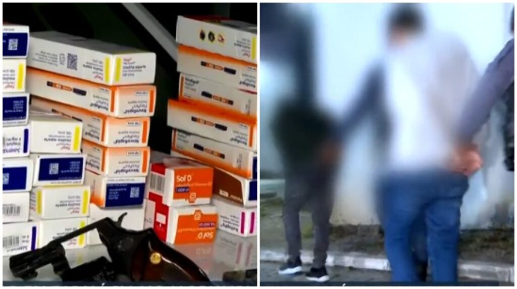 Dois adolescentes armados são detidos após roubar canetas emagrecedoras de farmácia no Morumbi Reprodução/TV Globo