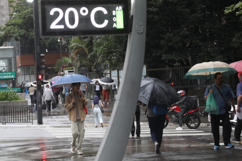 Céu nublado na zona sul de São Paulo Tides Félix/Arquivo