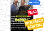 Desinformação digital: imagem de Flávio Bolsonaro com produtos Ypê é falsa