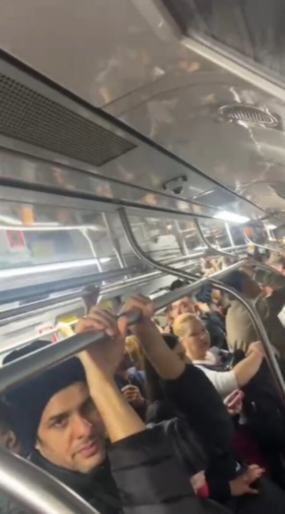 volta das 6h40 na região da Estação Prefeito Celso Daniel-Santo André, no sentid