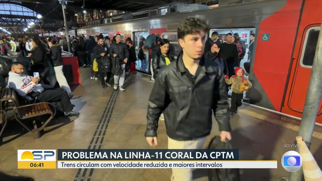 Coral da CPTM Reprodução/TV Globo