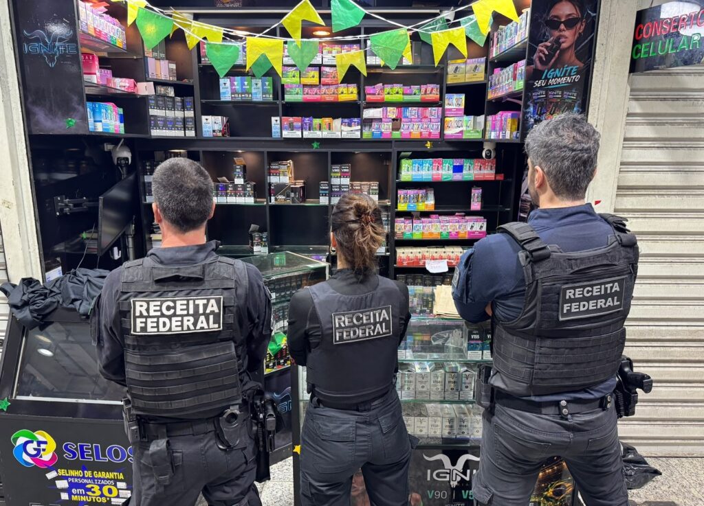 organizações criminosas. Em 2025, os cigarros apareceram como o 2º maior grupo d