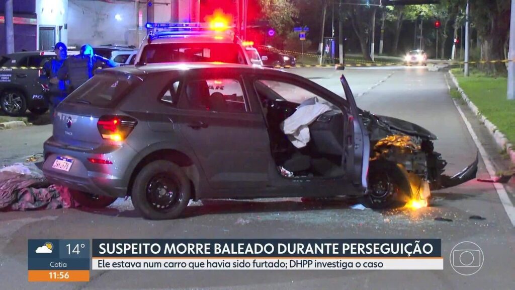 Homem morre após perseguição policial a carro furtado na Zona Sul de SP