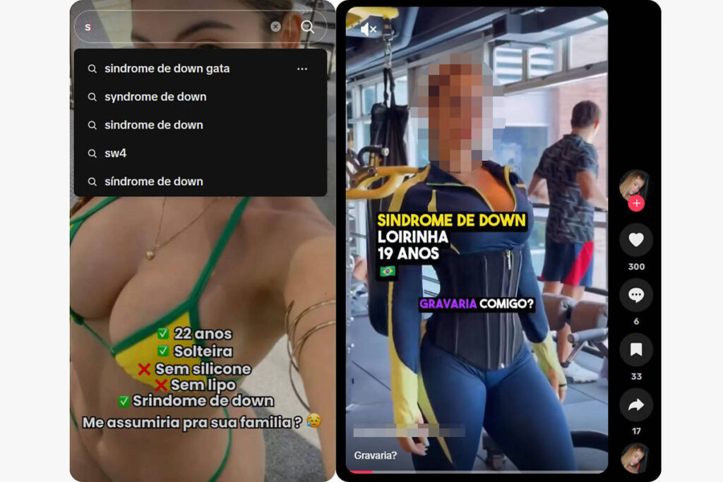 Algoritmos do Tiktok amplificam sexualização de pessoas com deficiência por IA
