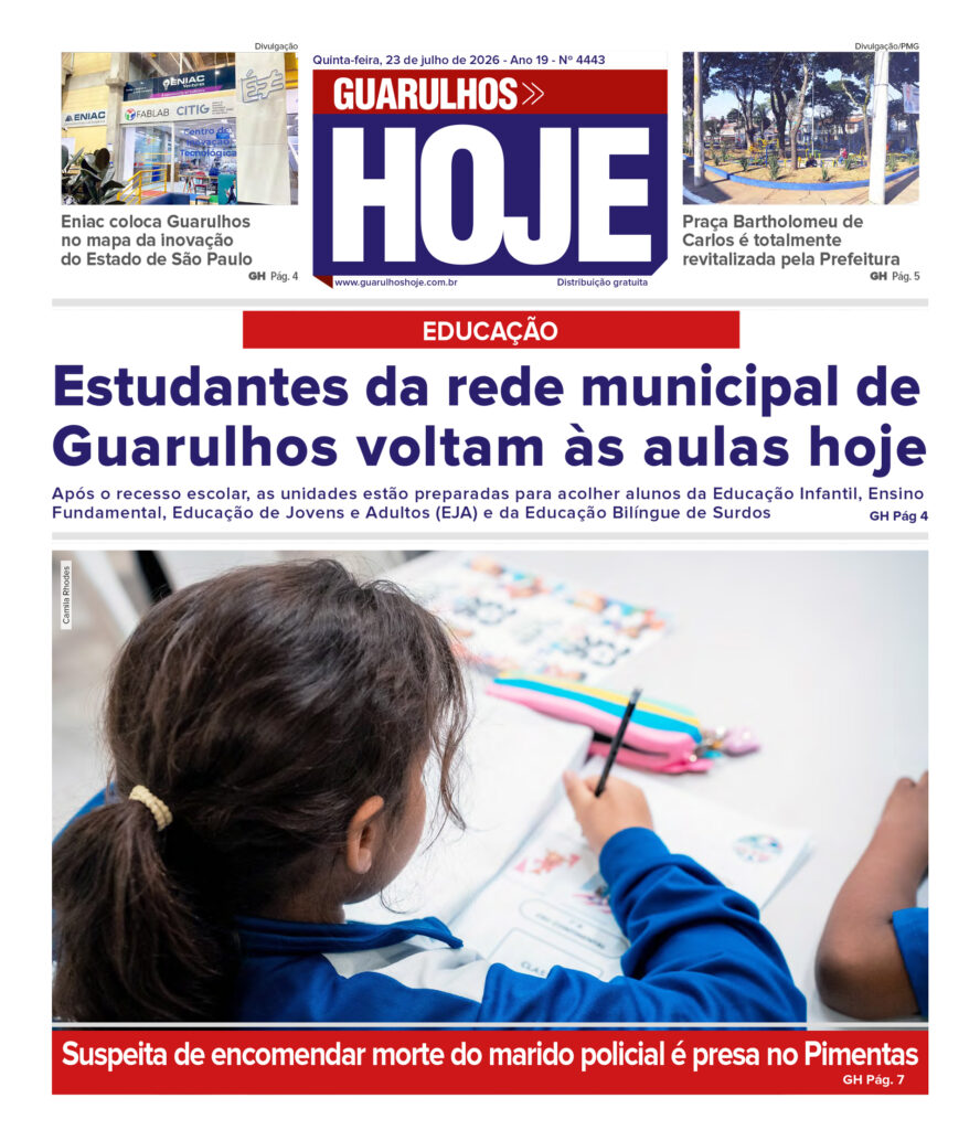 Milhares de estudantes da rede municipal de Guarulhos retornam às aulas