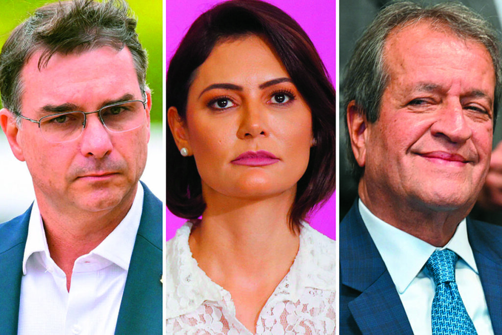Valdemar Costa Neto articula reconciliação entre Michelle e Flávio Bolsonaro