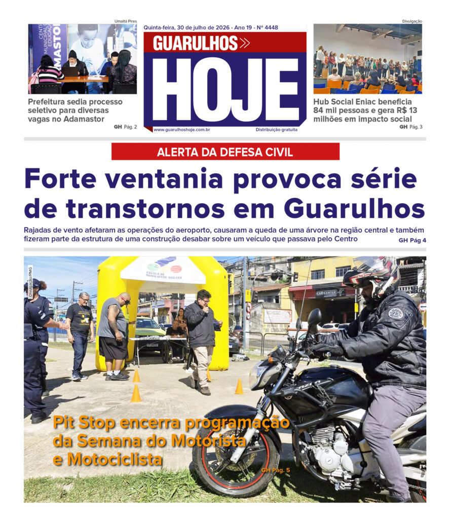 Ventania em Guarulhos: rajadas causam estragos e afetam serviços essenciais