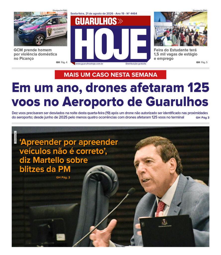 Drones causam transtornos em Guarulhos com 125 voos afetados em um ano