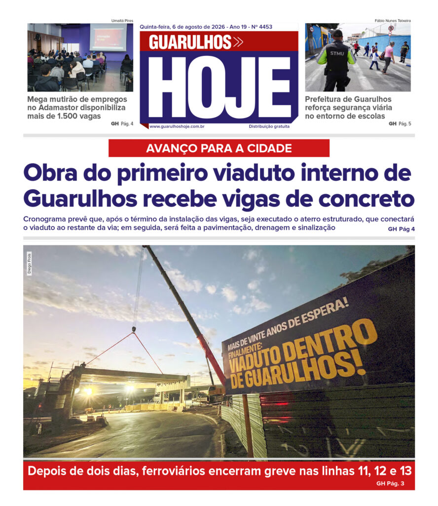 Guarulhos inicia fase crucial com instalação de vigas em viaduto interno após décadas de espera