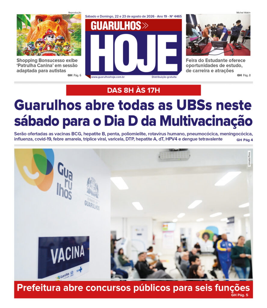 Guarulhos realiza Dia D de multivacinação com todas as Ubss abertas neste sábado