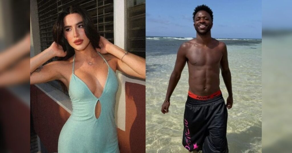 Modelo trans Nina Hoffmann revela suposto flerte de Vini Jr. no Instagram e interesse em festa