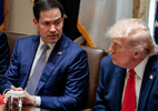 Por segurança, Trump troca de avião; Rubio e Bessent seguem no Air Force One