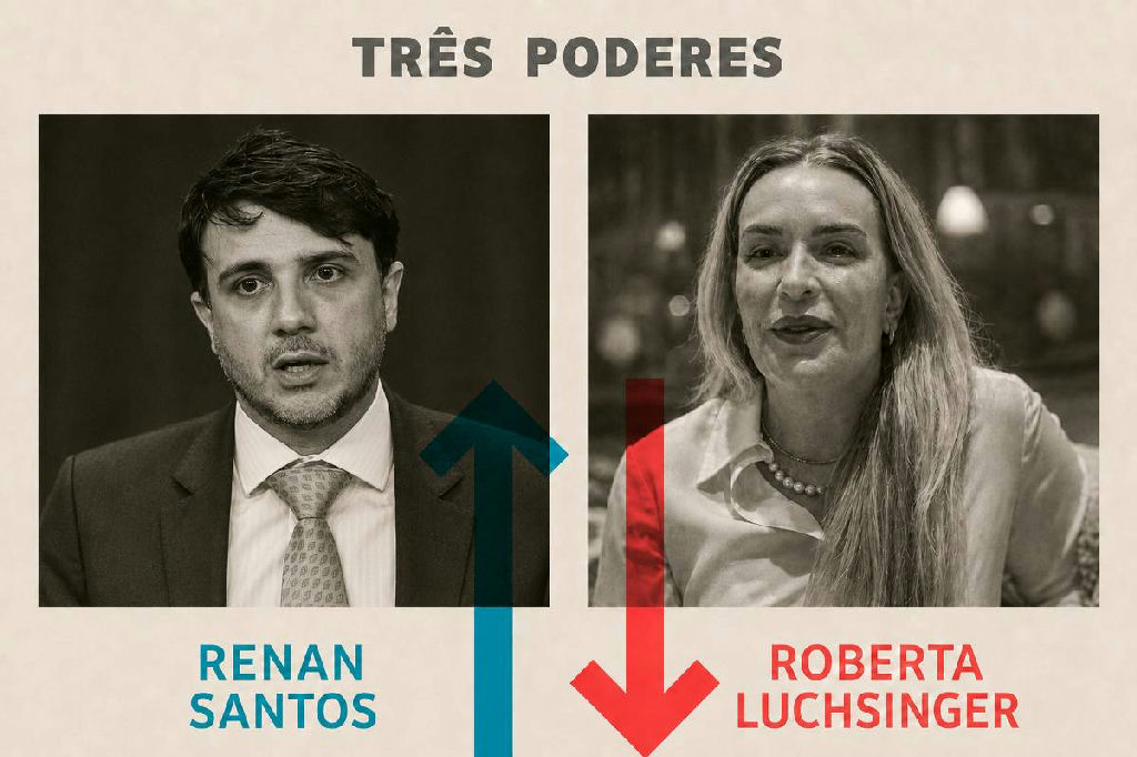 Renan Santos ganha destaque político enquanto Roberta Luchsinger enfrenta desgaste