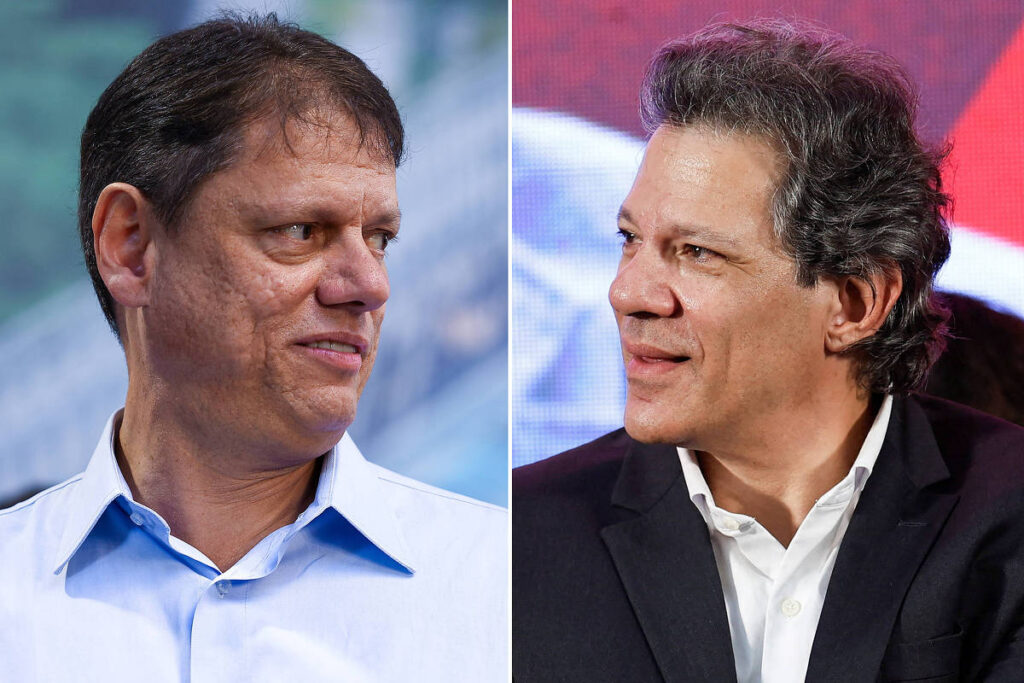 Tarcísio e Haddad elevam tom nacional e polarizam primeiro debate eleitoral em São Paulo