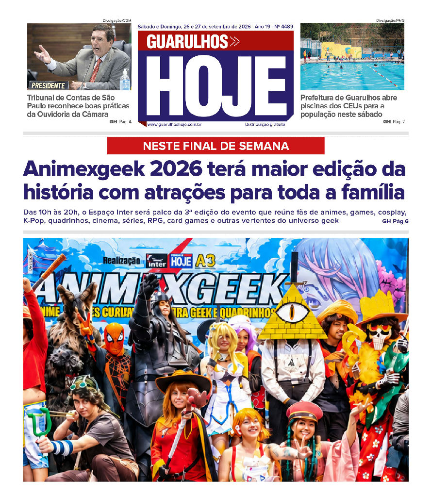 Animexgeek 2026 promete edição histórica com vasta programação para entusiastas e famílias em Guarulhos