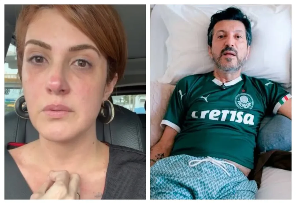Esposa de Lito Sousa nega melhora do influenciador e critica boatos sobre tratamento