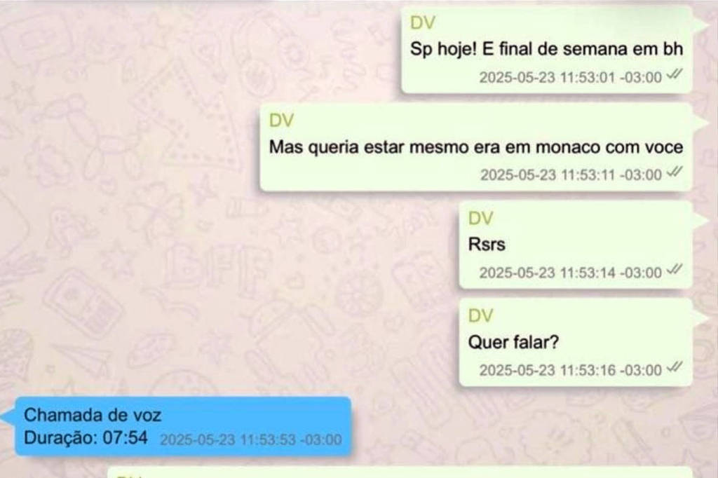 Mensagens da PF revelam elo entre Vorcaro e Motta, com 'Mônaco' e empréstimo sob análise