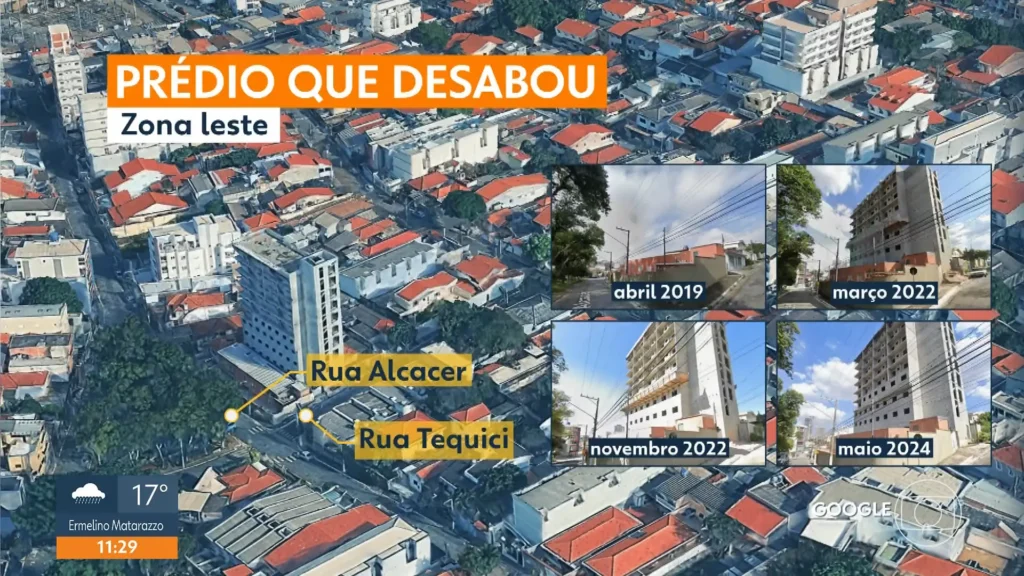 Prédio que desabou na zona leste de São Paulo já foi alvo de ação judicial