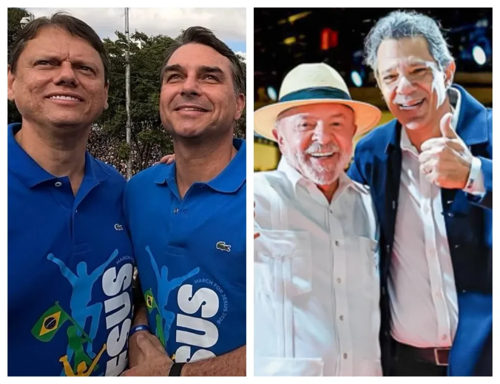 Campanha em São Paulo: Haddad e Lula fecham na Paulista, Tarcísio e Flávio Bolsonaro miram o interior