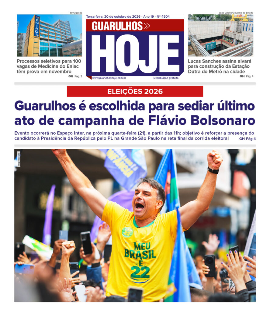 Edição de 20 de outubro de 2026 traz novas informações no Jornal Guarulhos Hoje