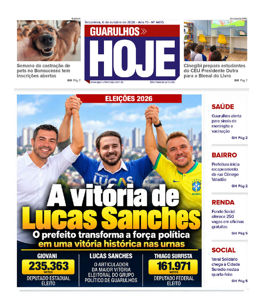 Lucas Sanches consolida força política com vitória expressiva nas urnas de 2026