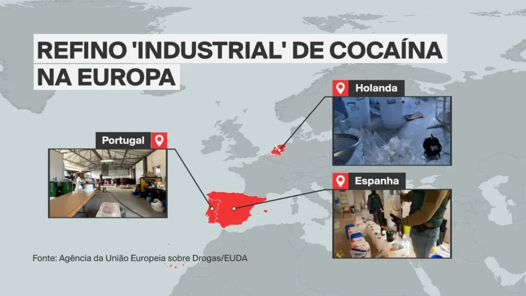 Narcotráfico: Europa vira polo de refino industrial de cocaína e muda dinâmica global