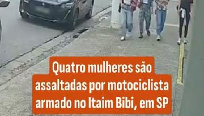 Ação de criminoso armado em moto aterroriza grupo de mulheres no Itaim Bibi
