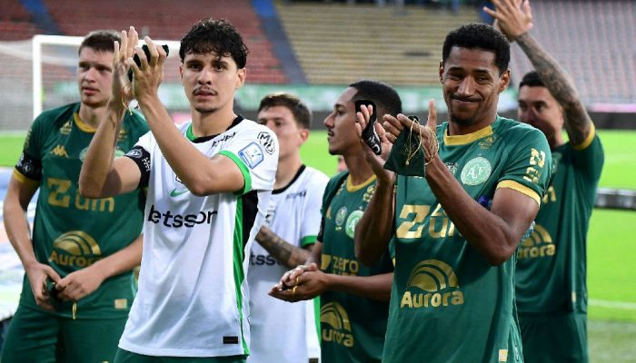 Chapecoense e Atlético Nacional empatam em amistoso que celebra 10 anos de irmandade