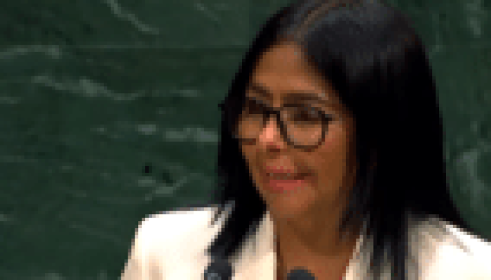 Delcy Rodríguez anuncia reformas e eleições na Venezuela durante Assembleia da ONU