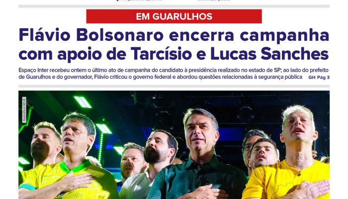 Edição impressa do jornal guarulhos hoje aborda principais fatos locais