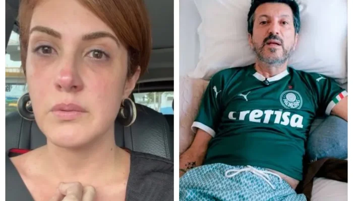 Esposa de Lito Sousa nega melhora do influenciador e critica boatos sobre tratamento