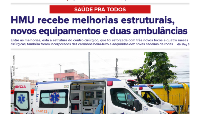 Hospital Municipal de Guarulhos investe em modernização e reforça atendimento com novas ambulâncias