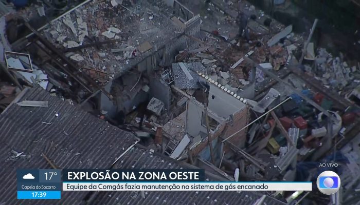 na Zona Oeste de SP Reprodução/TV Globo