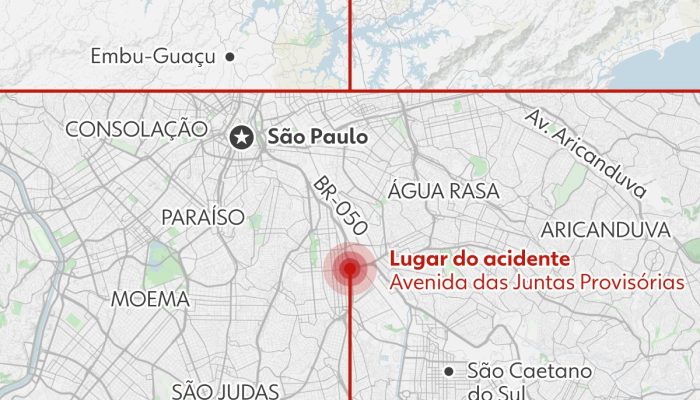 sche perde o controle e bate na Zona Sul de SP A Polícia Civil e testemunhas ouv