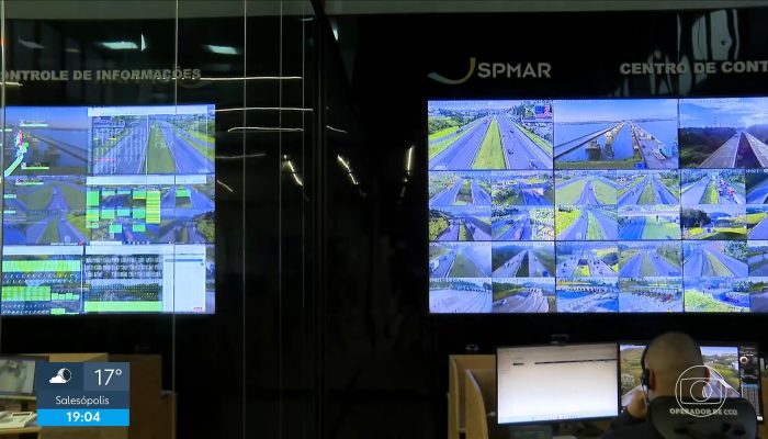 Câmeras com inteligência artificial vão flagrar motoristas sem cinto e ao celular no Rodoanel Reprodução/TV Globo