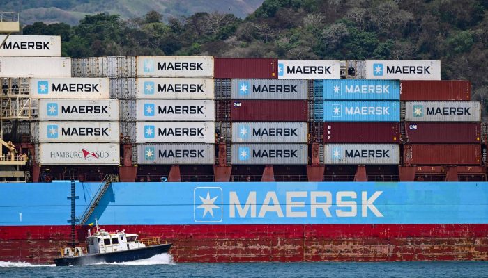 Maersk dispara projeção de lucro anual impulsionada por tarifas dos EUA e tensões globais