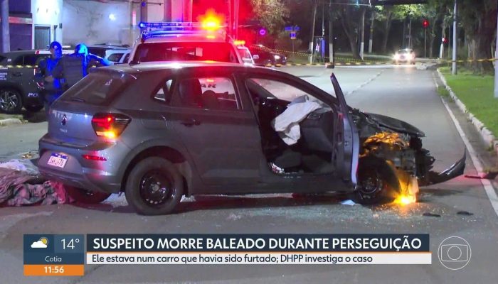 Homem morre após perseguição policial a carro furtado na Zona Sul de SP