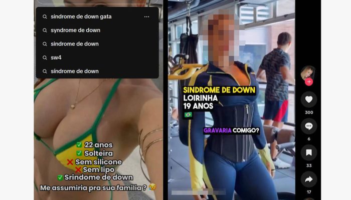 Algoritmos do Tiktok amplificam sexualização de pessoas com deficiência por IA
