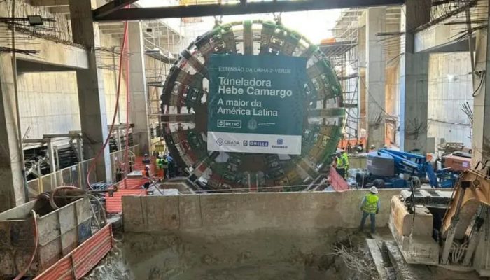Início da operação do tatuzão Hebe Camargo na Linha 2-Verde é adiado pelo Metrô