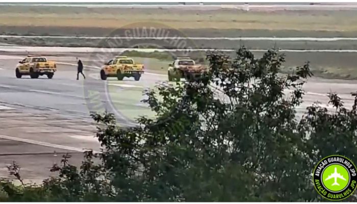 Invasão de pista no Aeroporto de Guarulhos mobiliza equipe de segurança