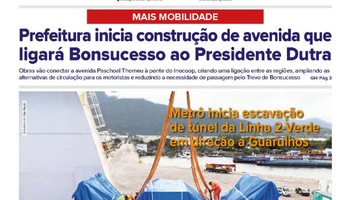 Mobilidade em Guarulhos avança com nova avenida e obras do Metrô