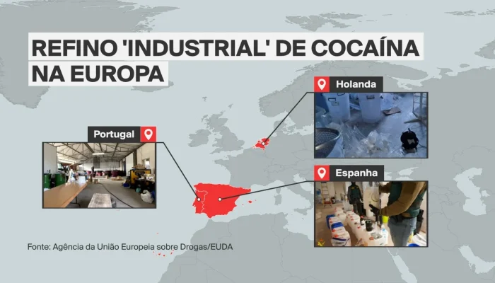 Narcotráfico: Europa vira polo de refino industrial de cocaína e muda dinâmica global