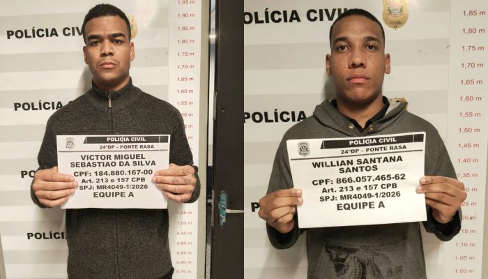 Policiais militares são presos em São Paulo sob suspeita de roubo e estupro