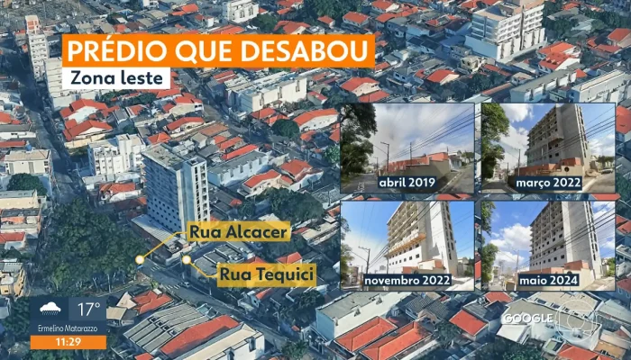 Prédio que desabou na zona leste de São Paulo já foi alvo de ação judicial