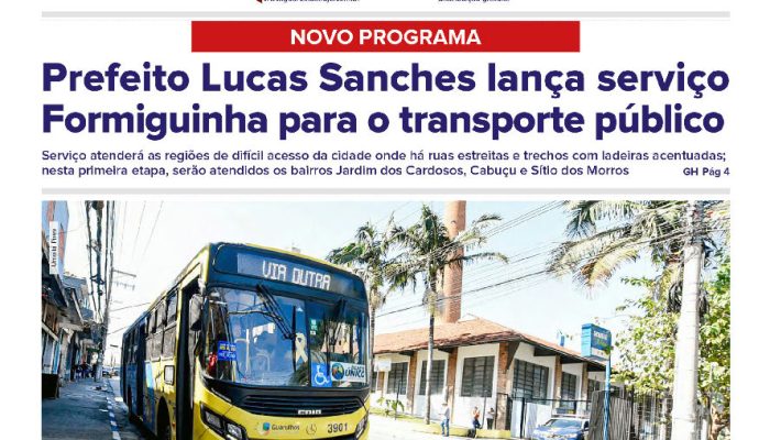 Prefeito Lucas Sanches lança Formiguinha, novo serviço de transporte público para áreas de difícil acesso