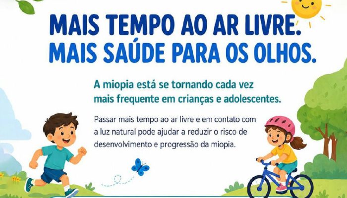 Tempo ao ar livre é escudo contra o avanço da miopia infantil, alertam especialistas