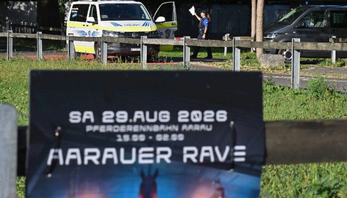 Tiroteio em festa rave na Suíça deixa um morto e cinco feridos em Aarau