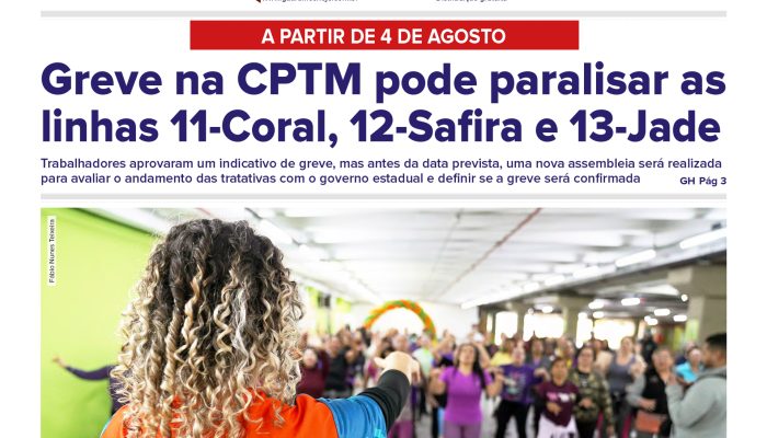 Trabalhadores da CPTM aprovam indicativo de greve e linhas vitais podem parar em agosto