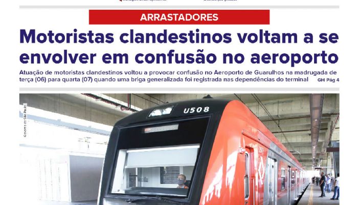 Tumulto e briga generalizada com motoristas clandestinos marcam madrugada no Aeroporto de Guarulhos