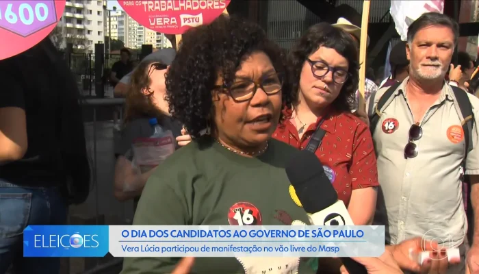 Vera Lúcia defende desprivatização de serviços públicos em ato na capital paulista